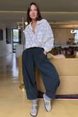 Cooper Needlecord Quirky Cocoon Pant Charcoal  /14 =
